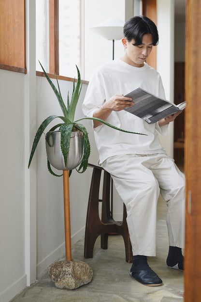 Silk Cotton Ribbed Socks