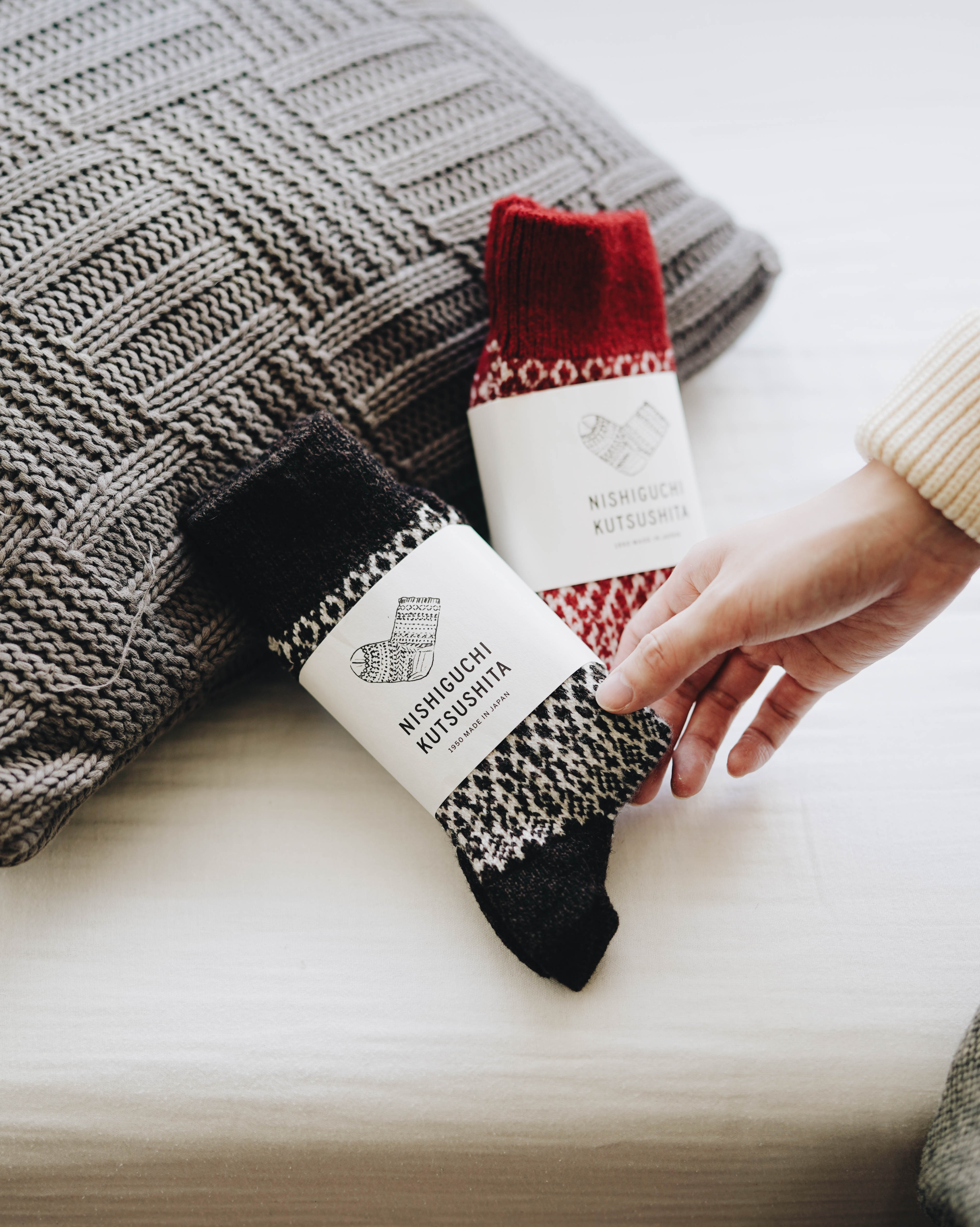 Wool Jacquard Socks