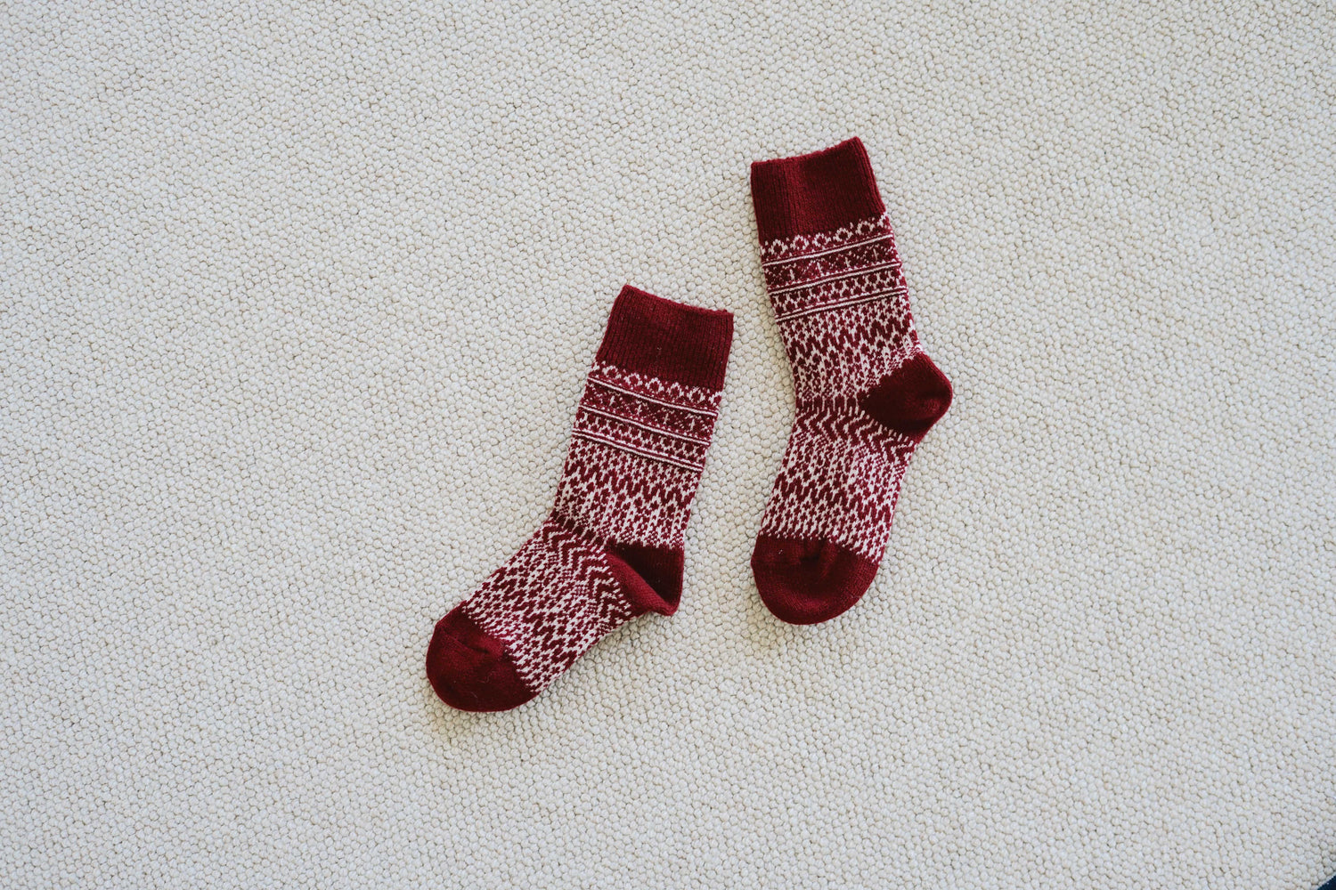 Wool Jacquard Socks