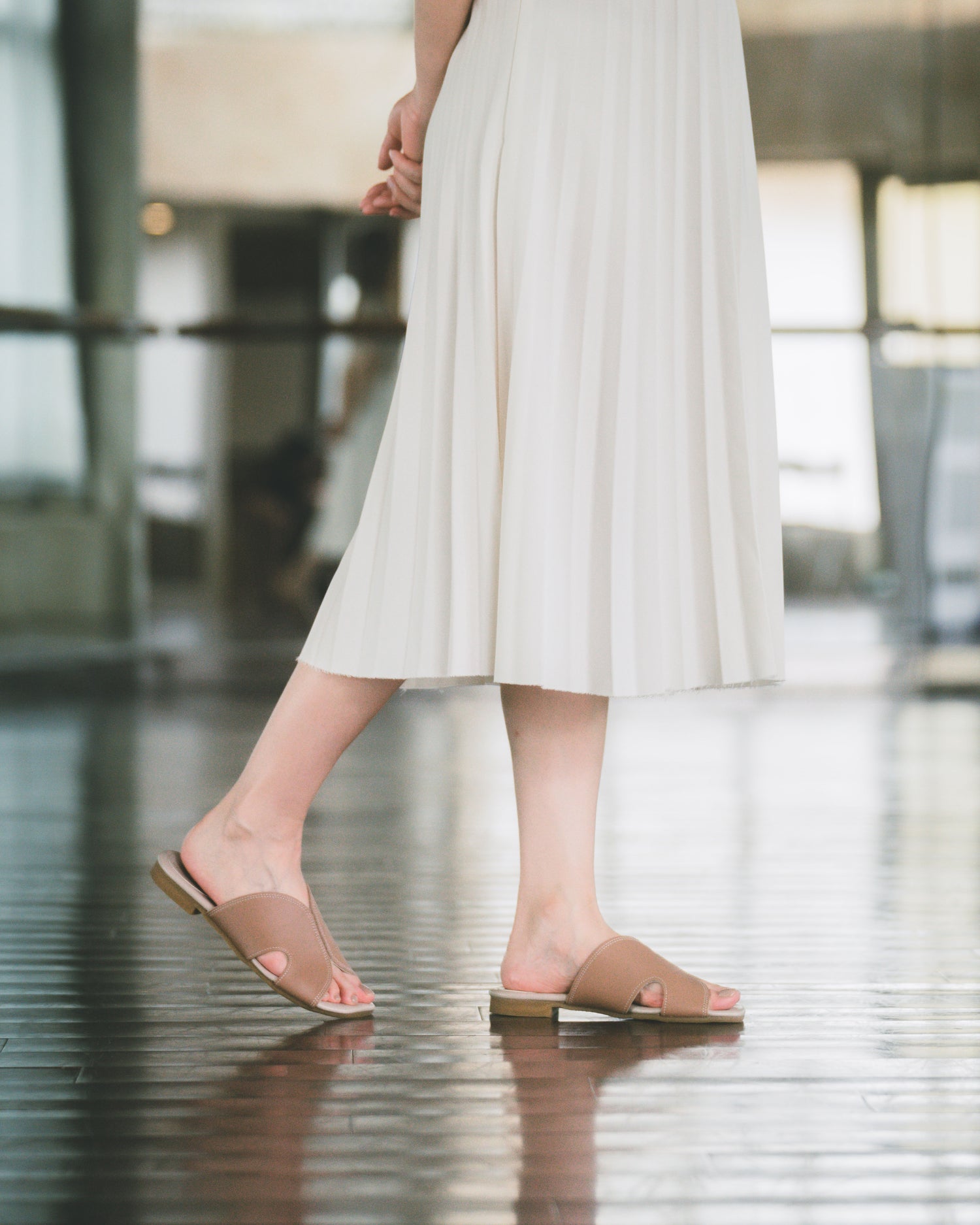 Saria Sandals - Chestnut Brown