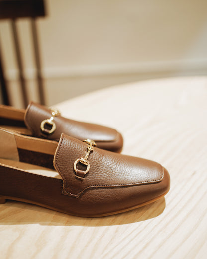 Celina Loafers - Walnut Brown