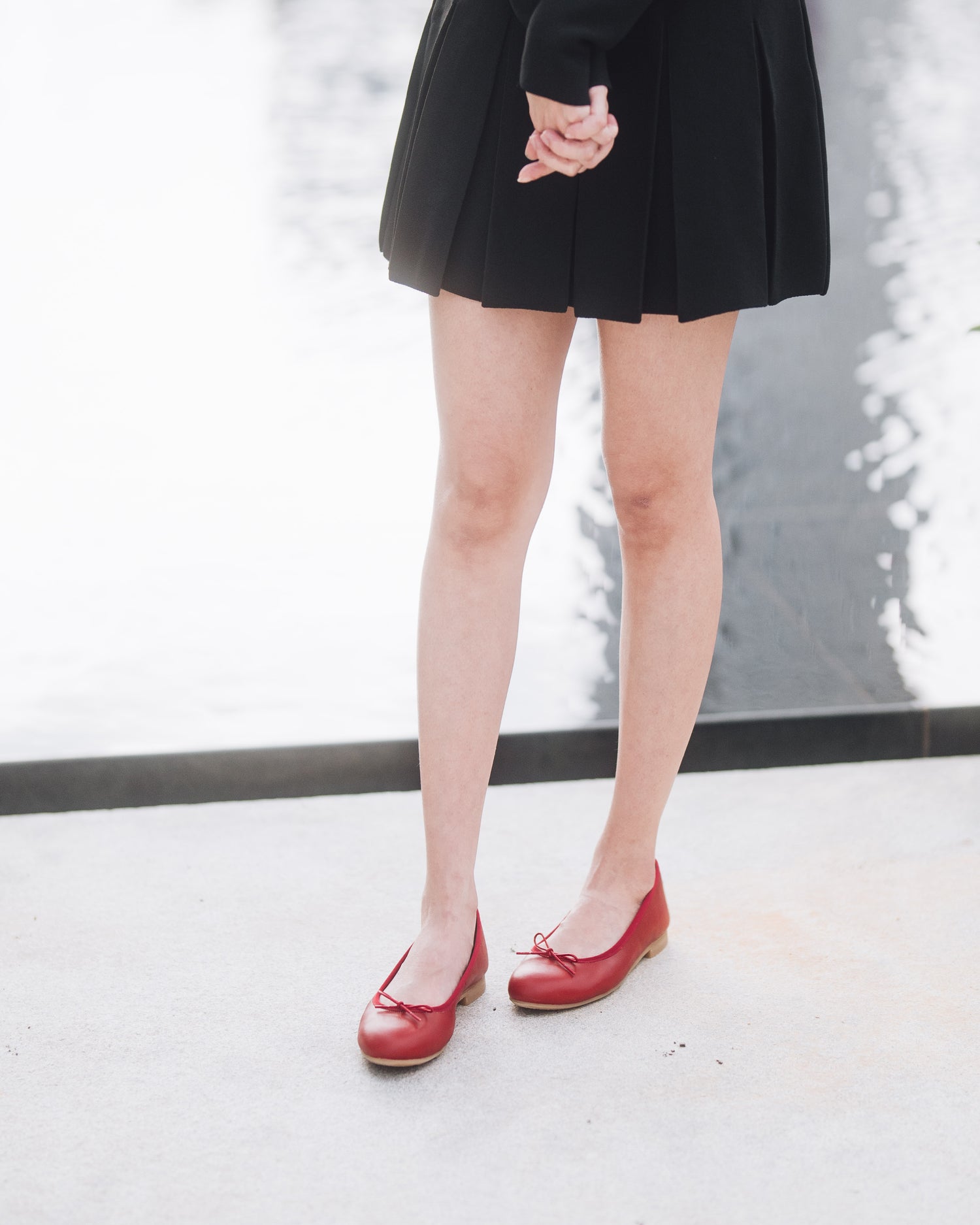 Ballet Flats - Cherry Red