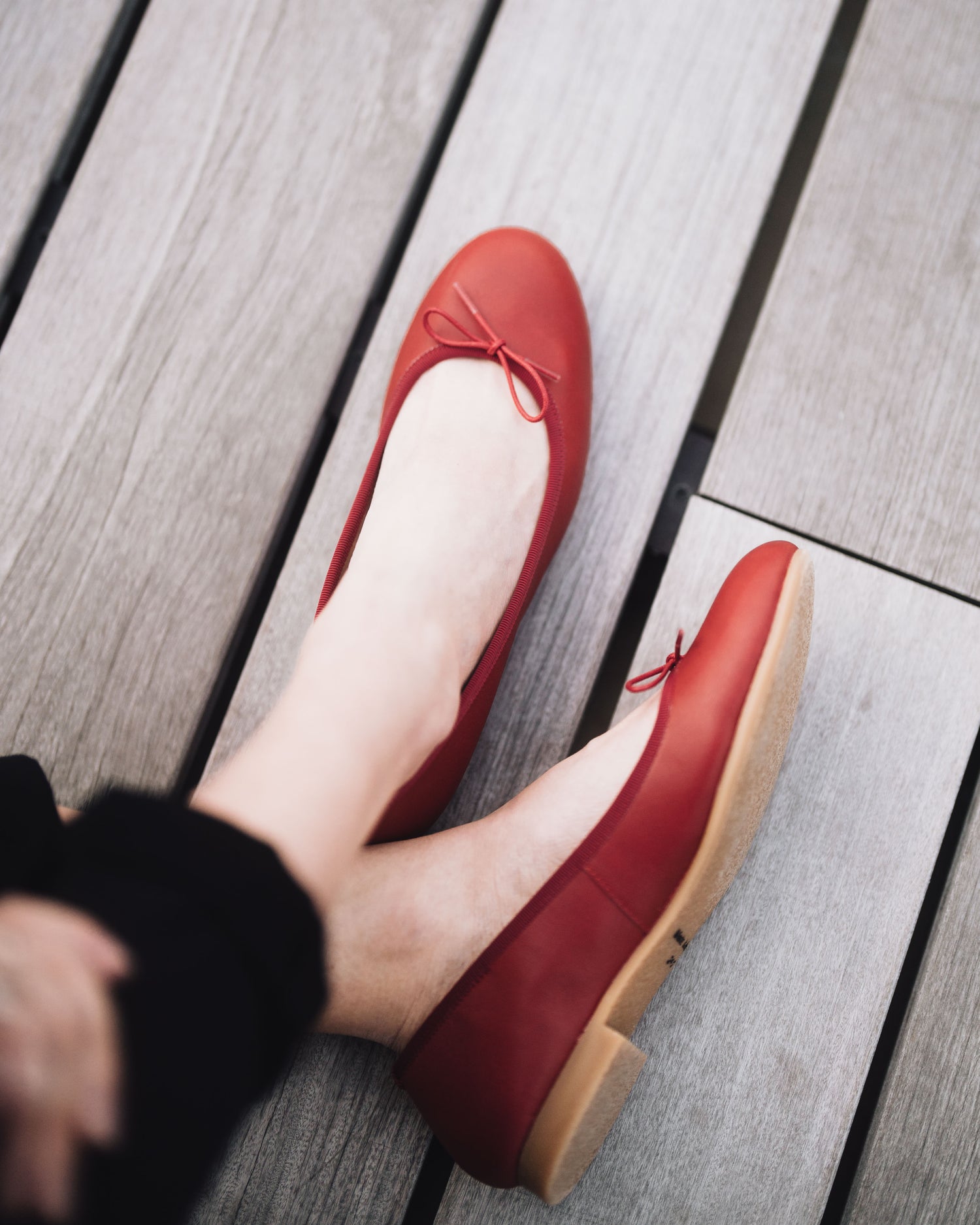 Ballet Flats - Cherry Red