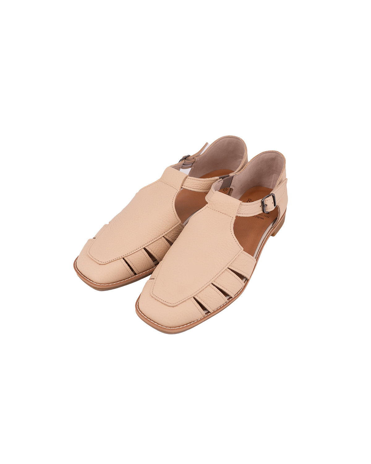 Gaia Gurkha Sandals - Butter Beige