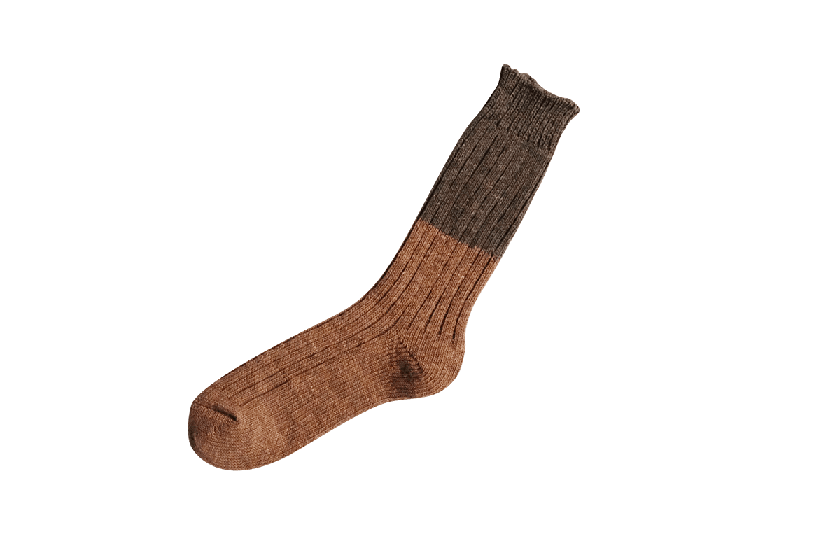 Wool Cotton Slab Socks