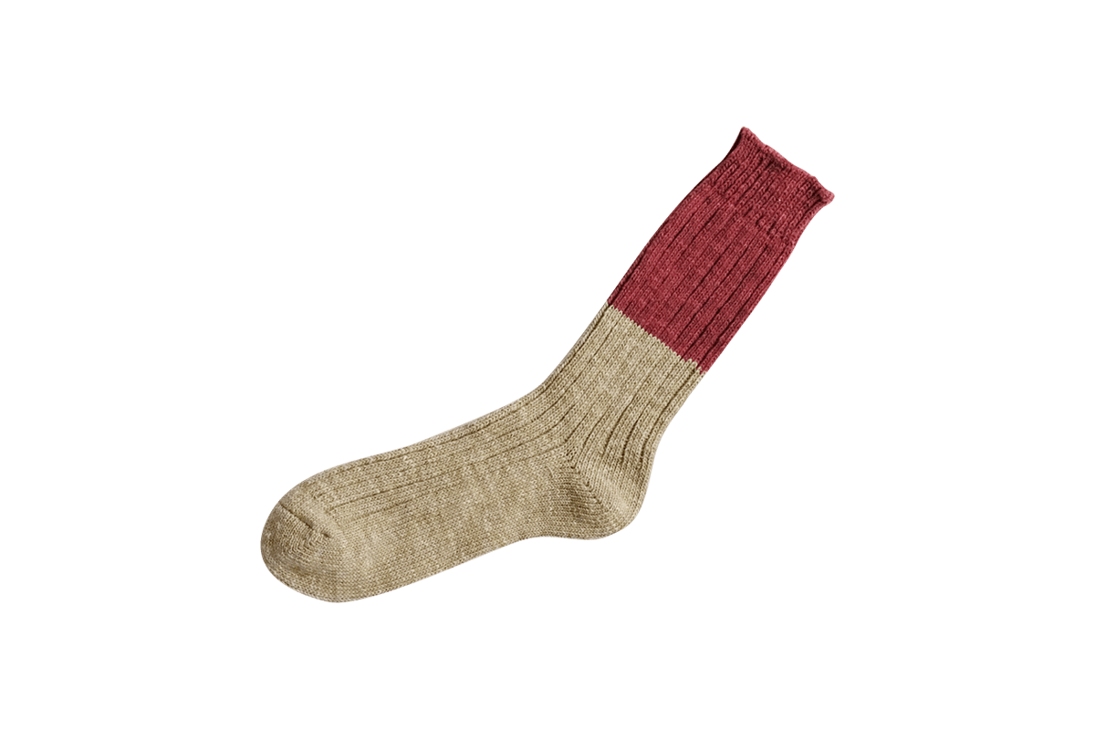 Wool Cotton Slab Socks