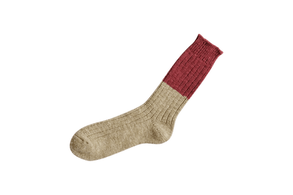 Wool Cotton Slab Socks