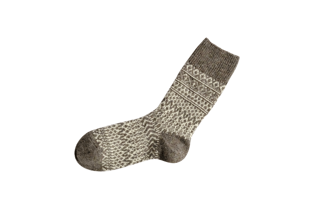 Wool Jacquard Socks