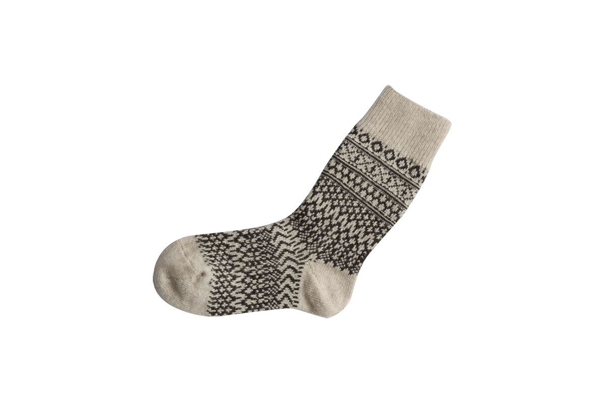 Wool Jacquard Socks