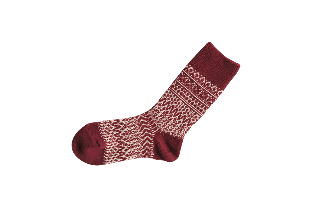 Wool Jacquard Socks