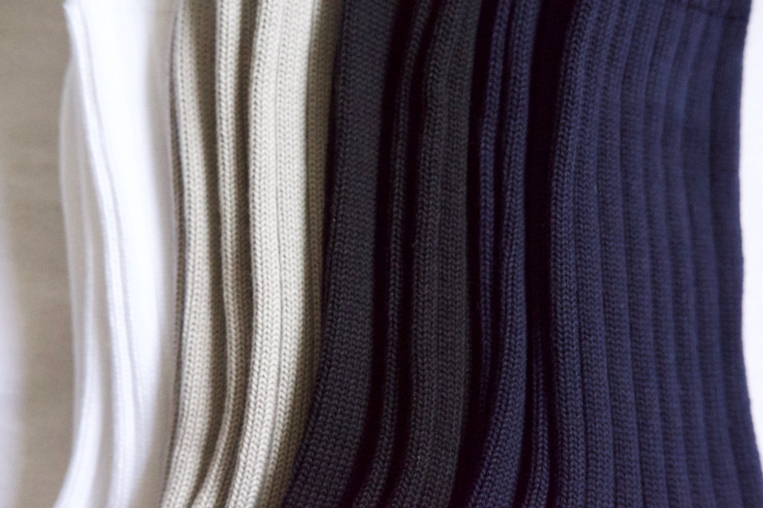 Egyptian Cotton Ribbed Socks