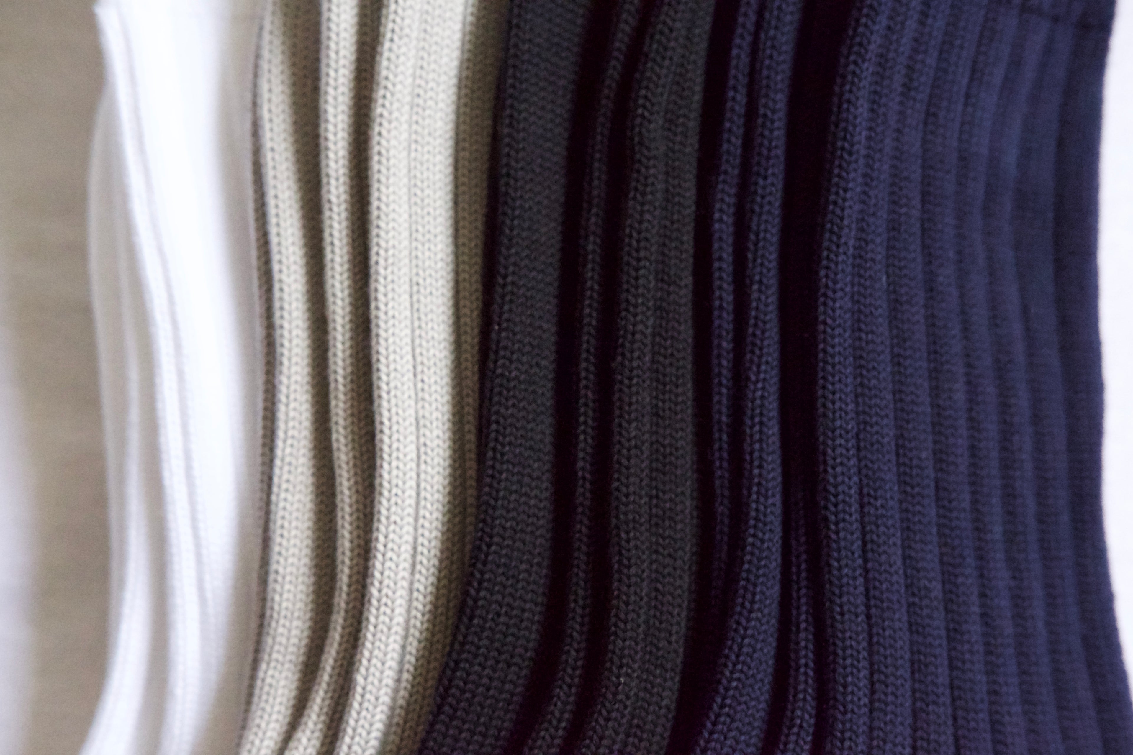 Egyptian Cotton Ribbed Socks