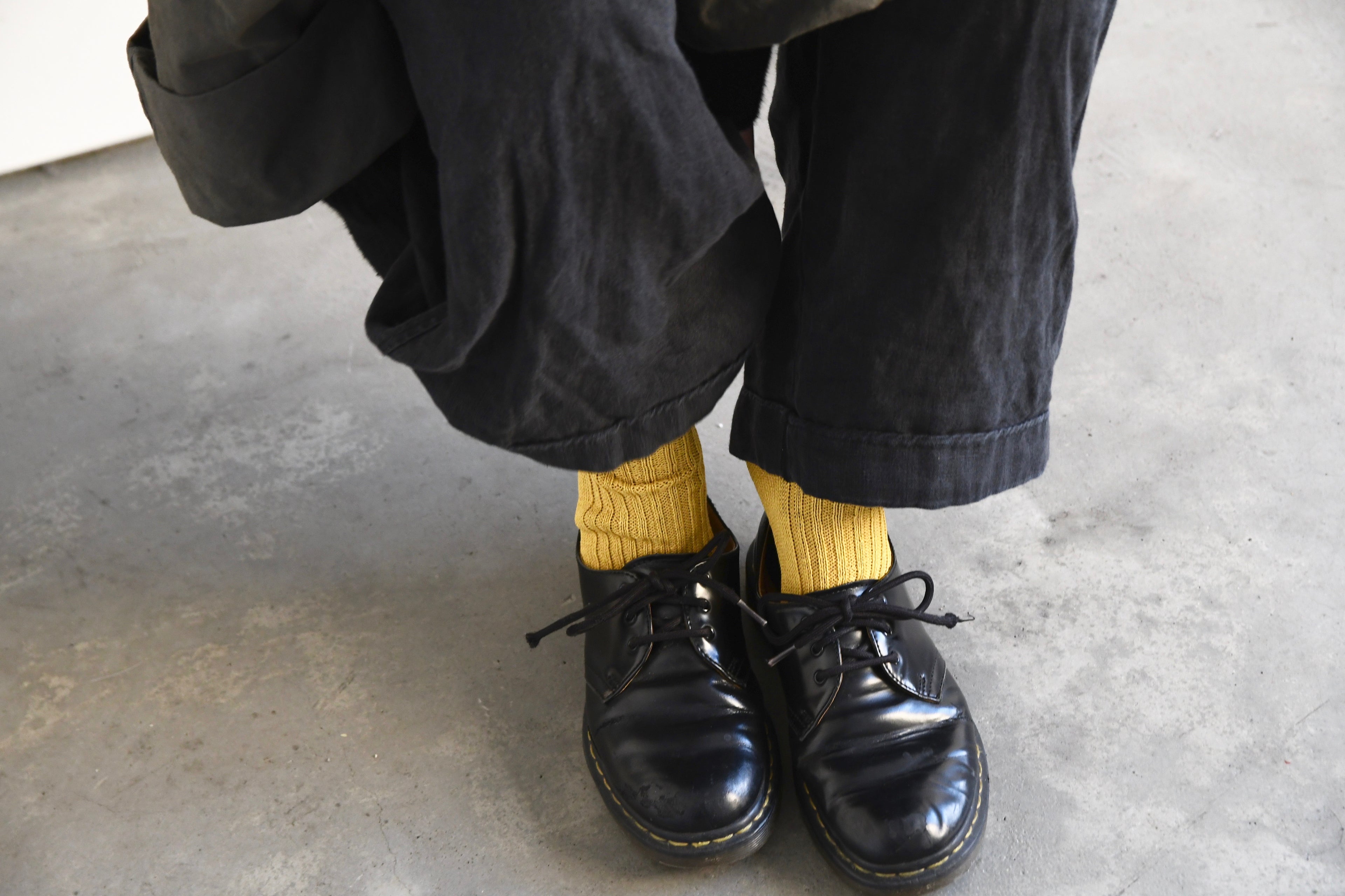 Linen Ribbed Socks