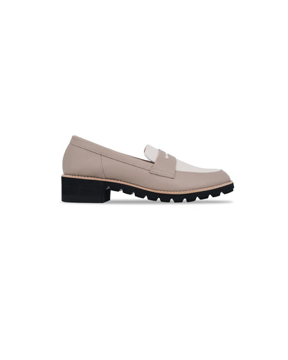 Penny Loafers - Ivory Beige