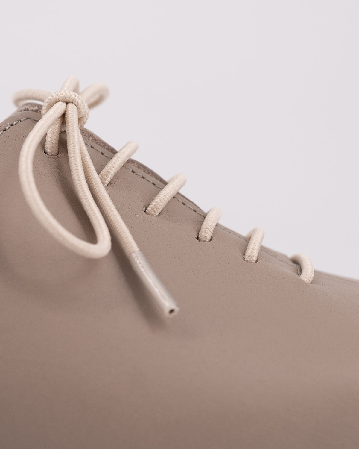 Sara Lace Ups - Cement Beige