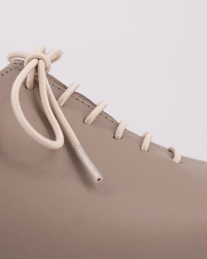 Sara Lace Ups - Cement Beige