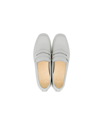 Thea Penny Loafers - Dove Grey