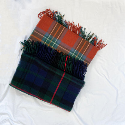 牛津格紋頸巾 Oxford plaid scarf