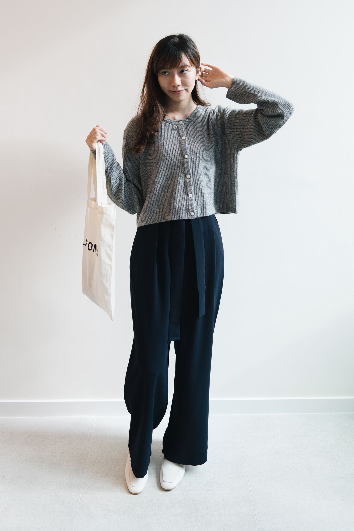 [ 大推]短版軟羊毛外套 Cashmere crop cardigan