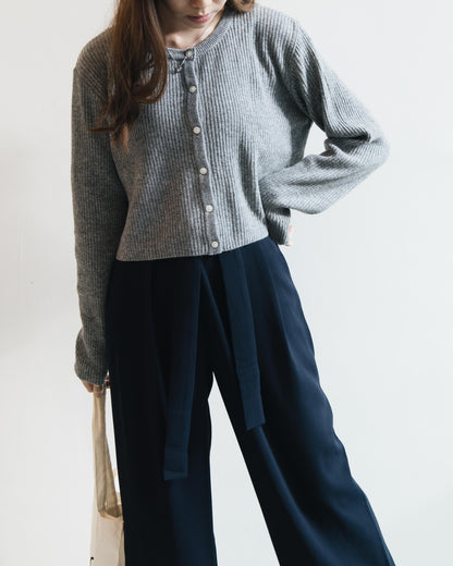 [ 大推]短版軟羊毛外套 Cashmere crop cardigan