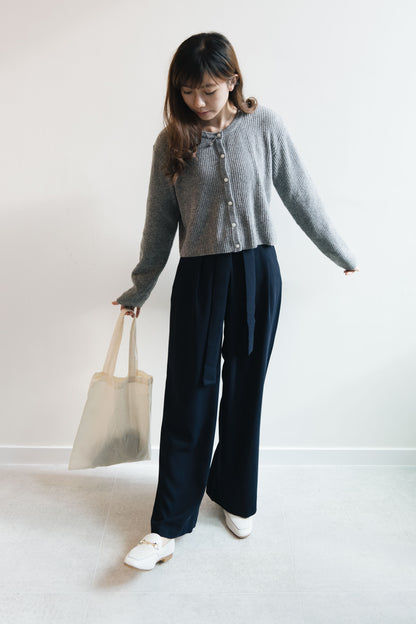 [ 大推]短版軟羊毛外套 Cashmere crop cardigan