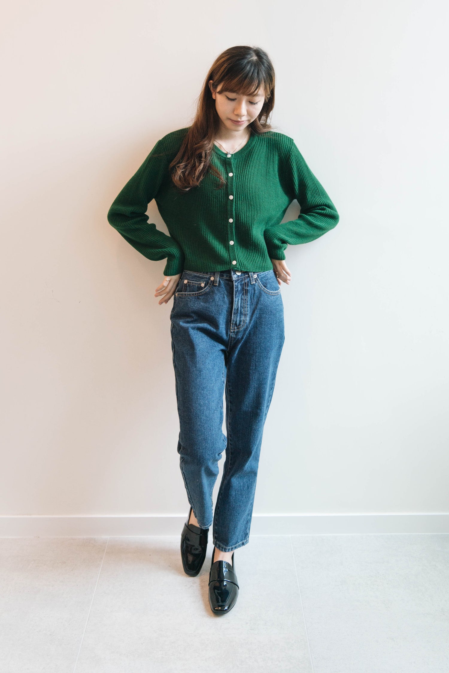 [ 大推]短版軟羊毛外套 Cashmere crop cardigan