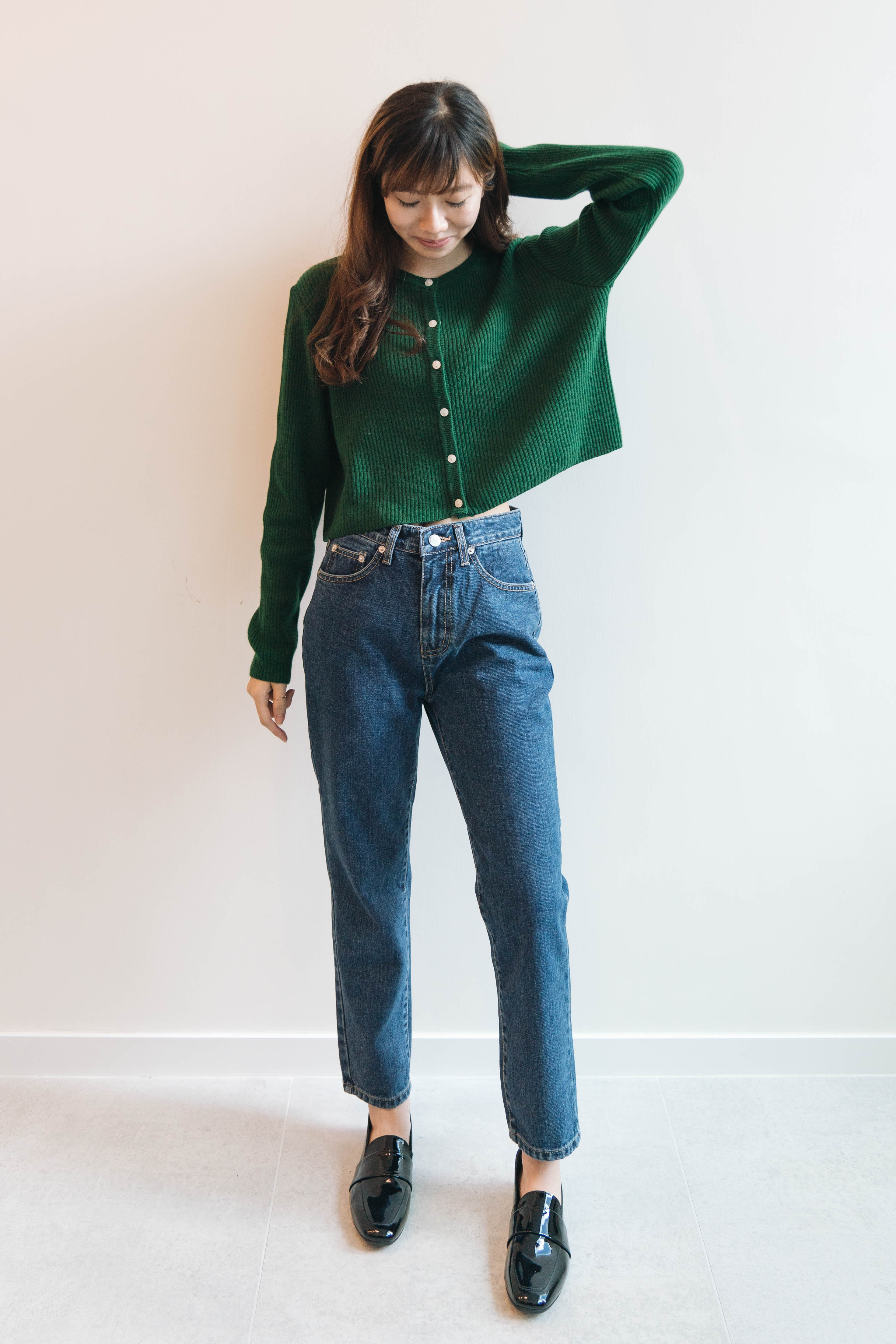 [ 大推]短版軟羊毛外套 Cashmere crop cardigan