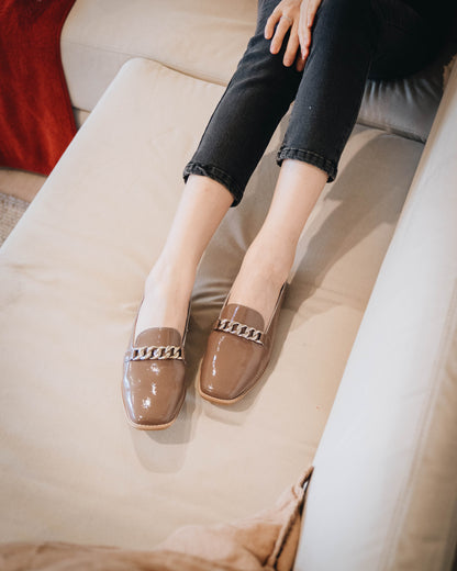 Layla Loafers - Pink Beige