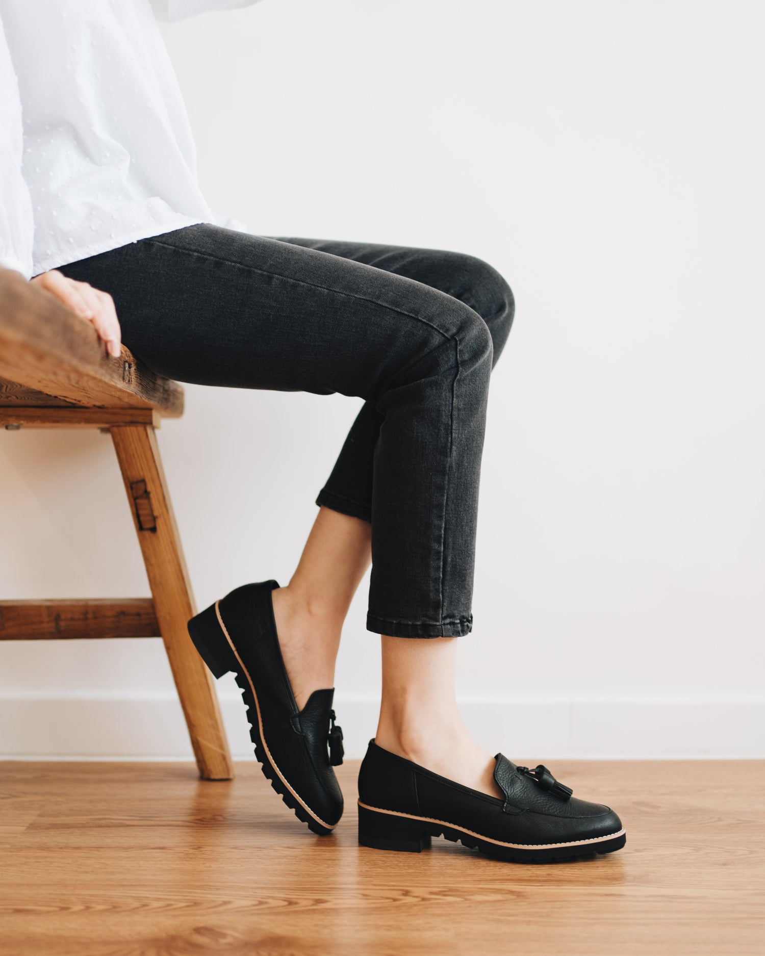 Lauren Loafers - Leather Black