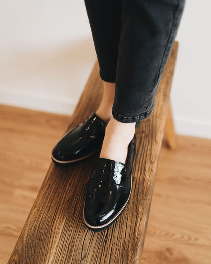 Penny Loafers - Ink Black