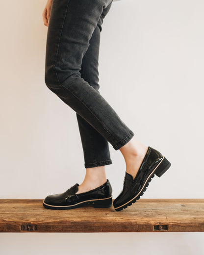 Penny Loafers - Ink Black