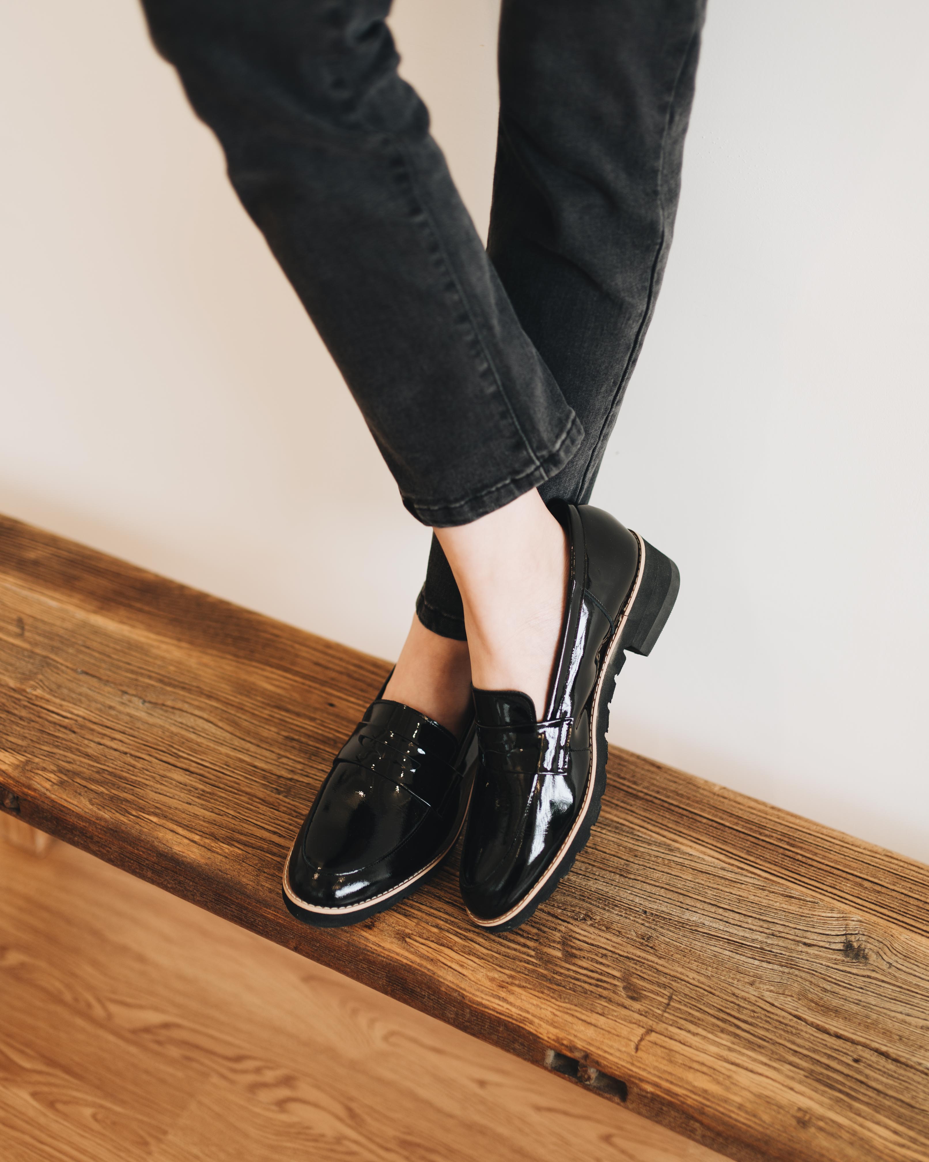 Penny Loafers - Ink Black