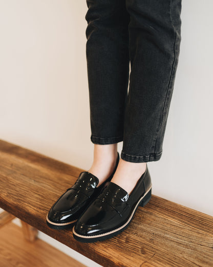 Penny Loafers - Ink Black