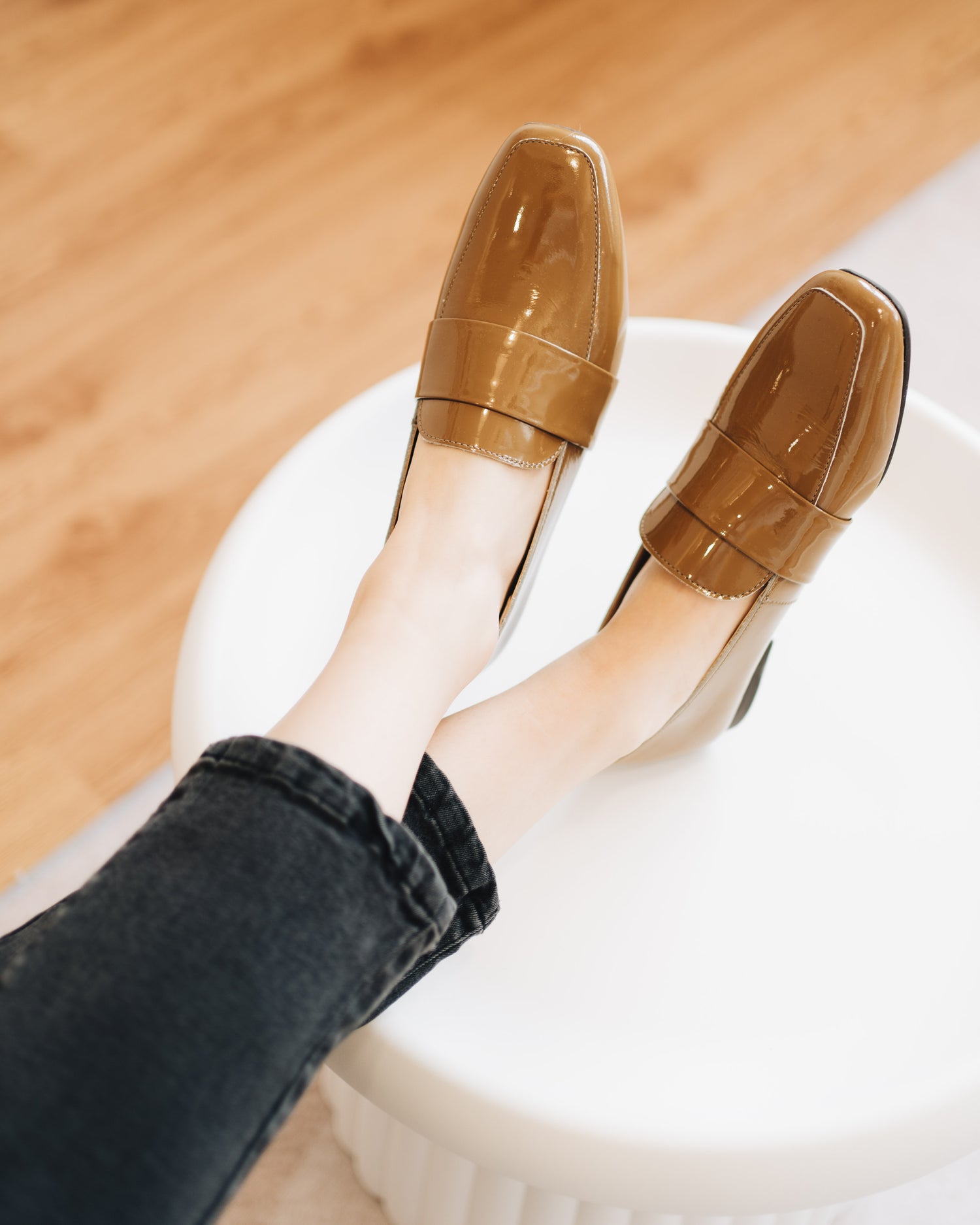 Delia Loafers - Mustard Khaki