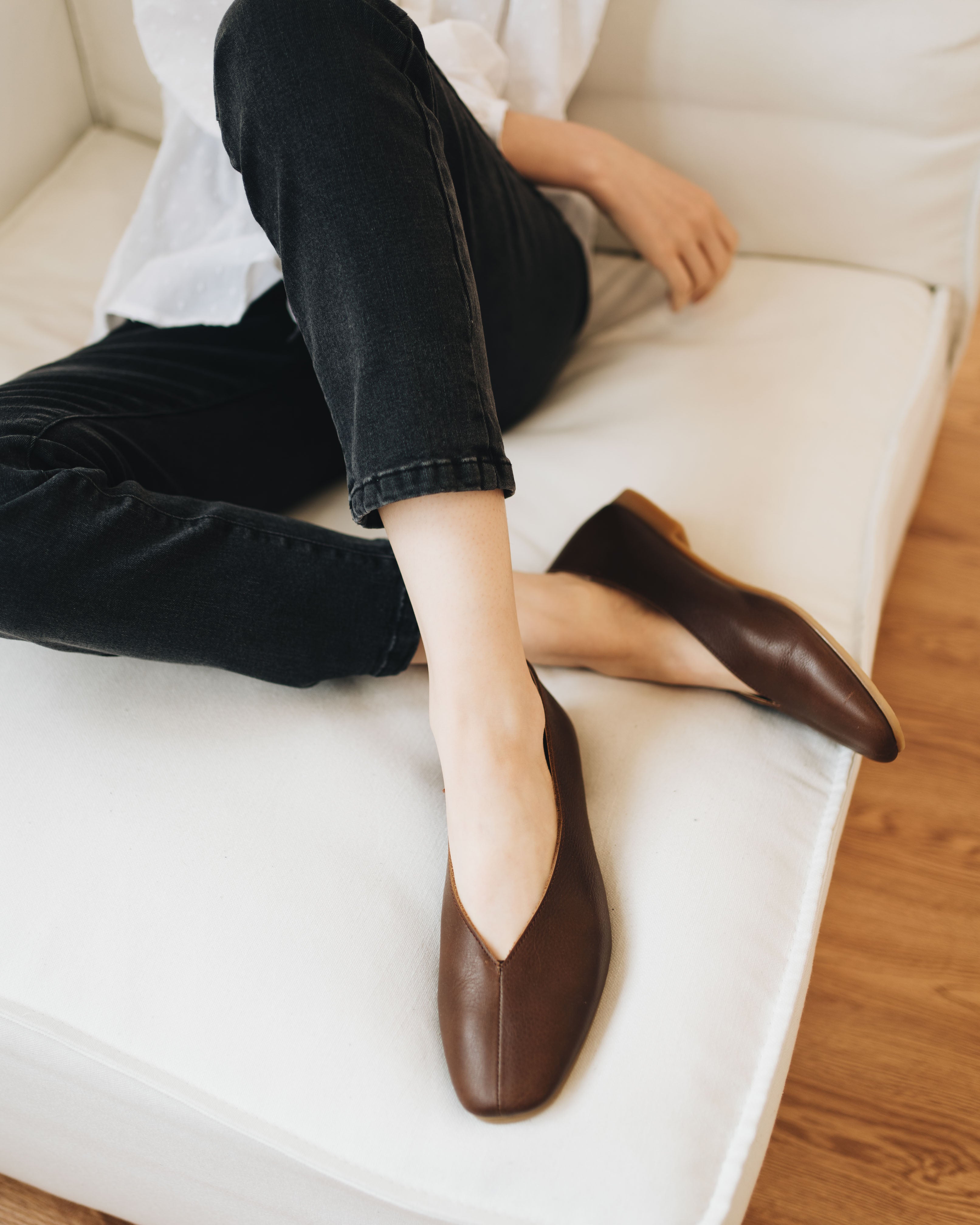 Olivia Flats - Walnut Brown