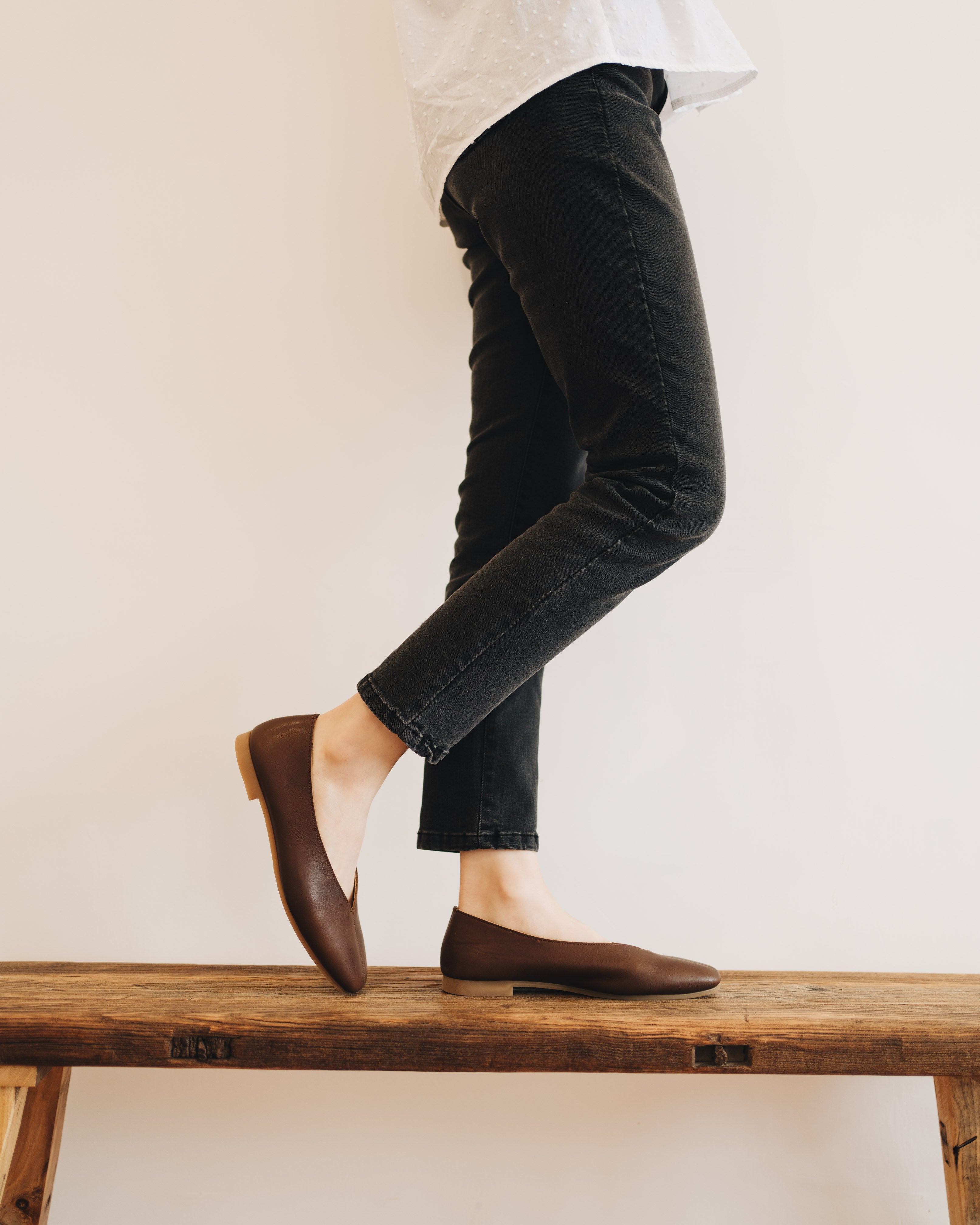 Olivia Flats - Walnut Brown