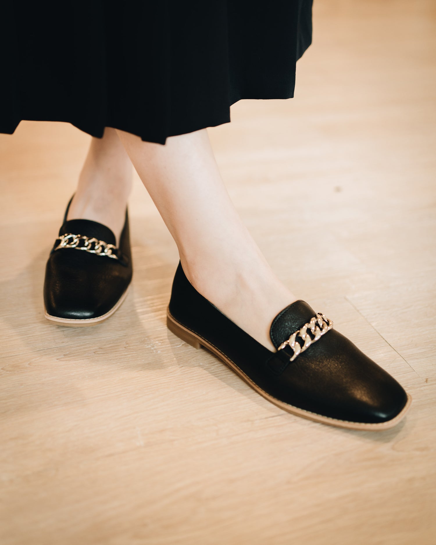 Layla Loafers - Leather Black