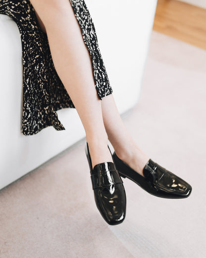 Delia Loafers - Ink Black