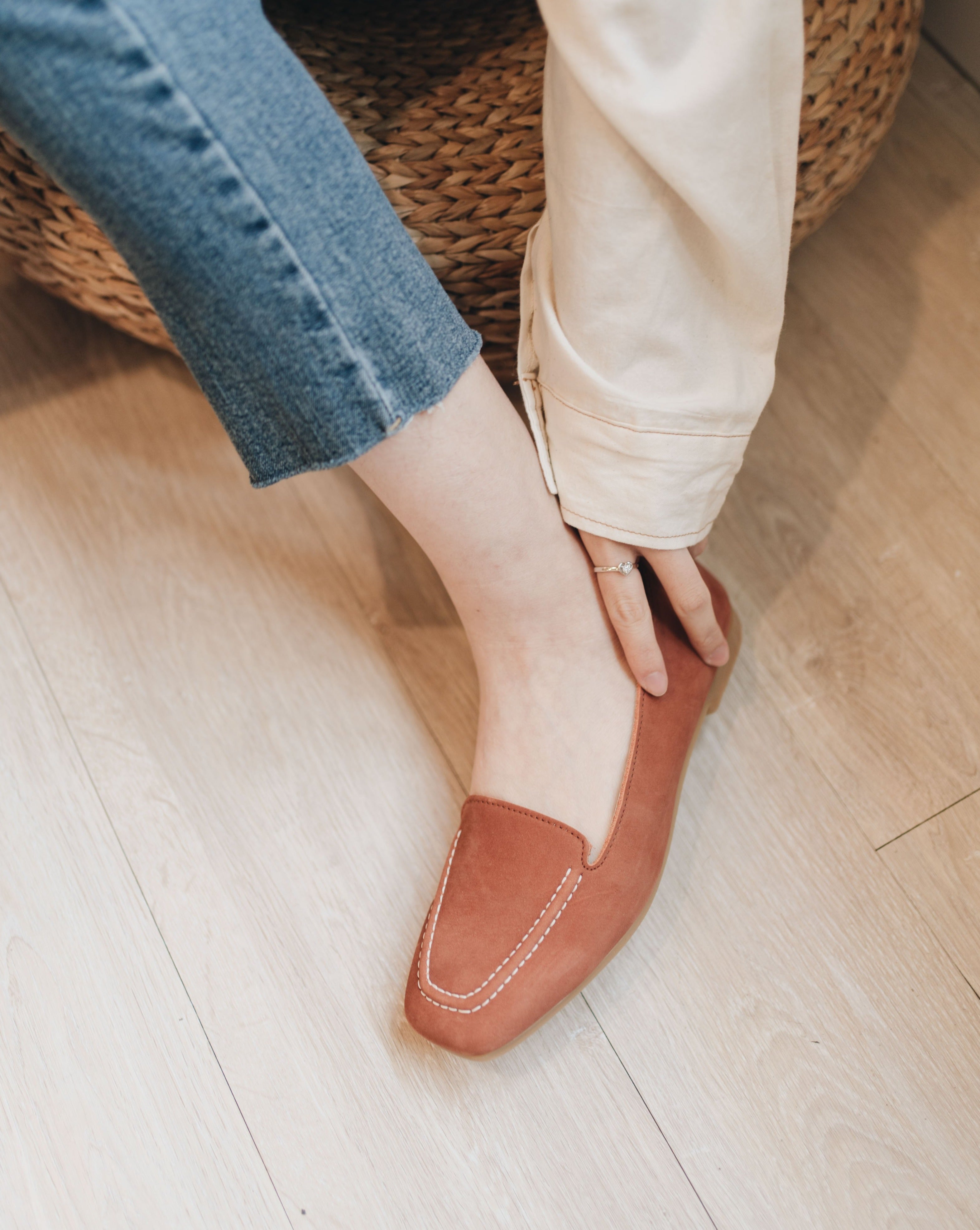 Mia Flats - Velvet Brick