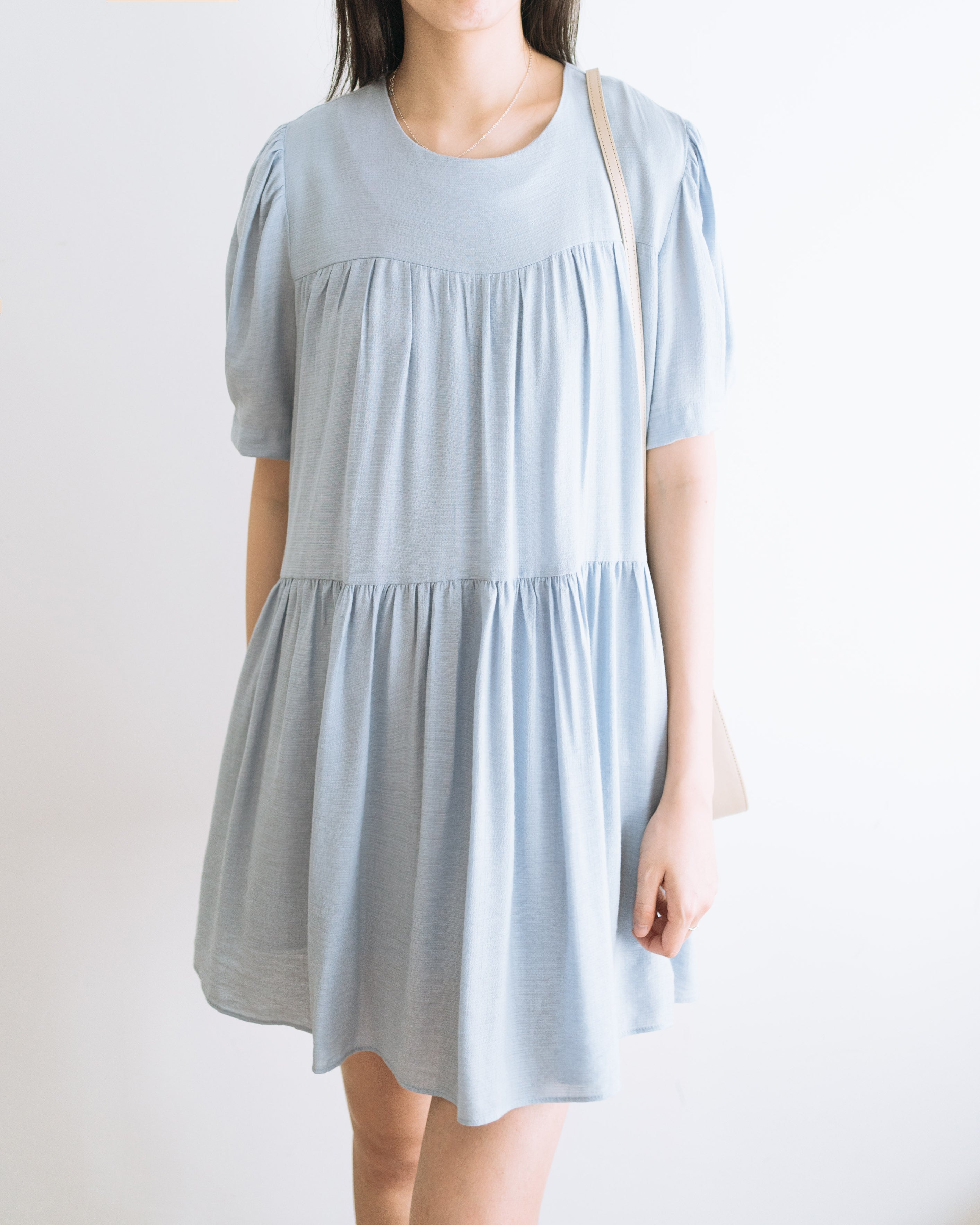 Ruffles cotton dress