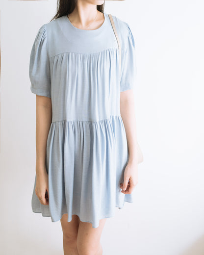 Ruffles cotton dress