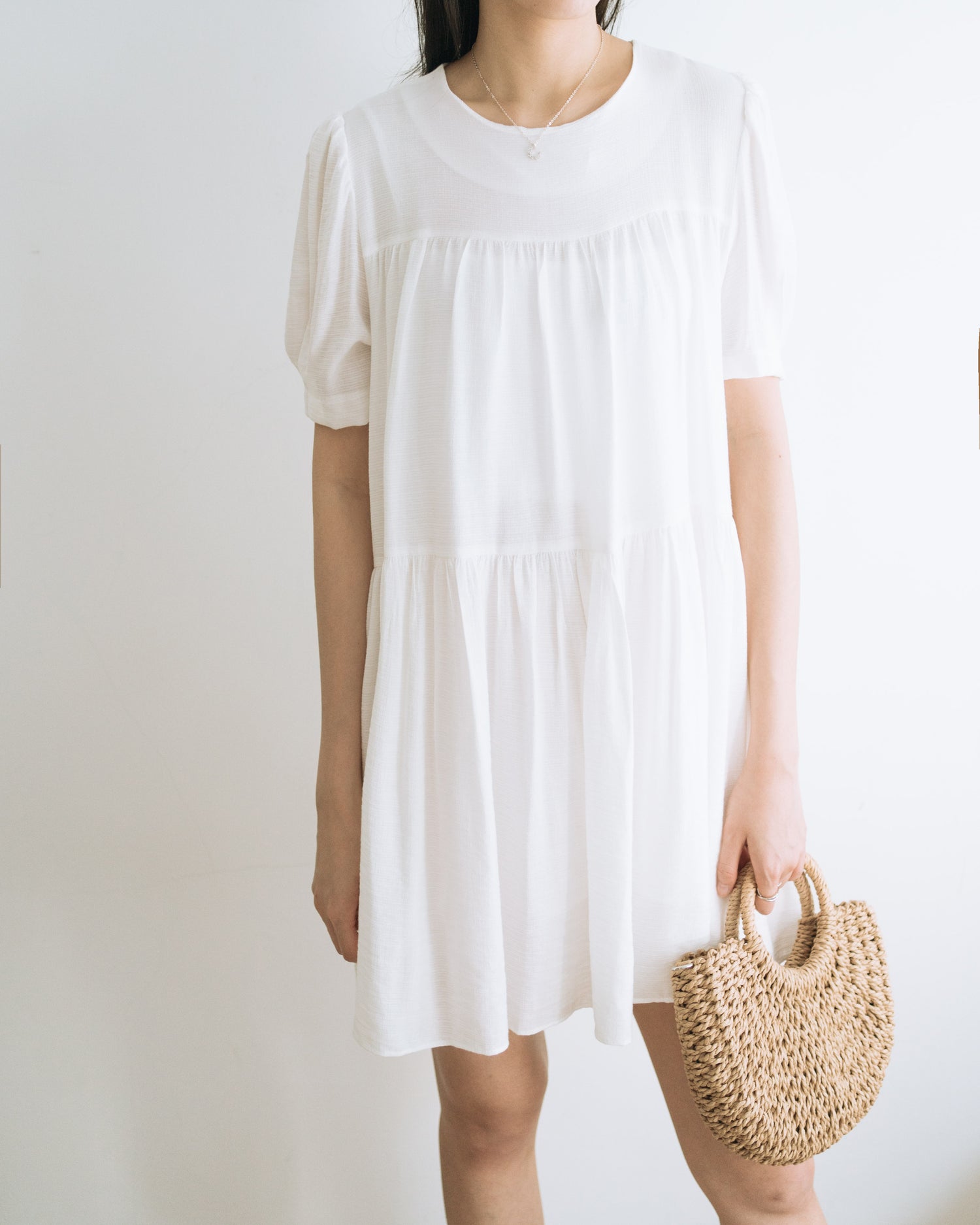 Ruffles cotton dress