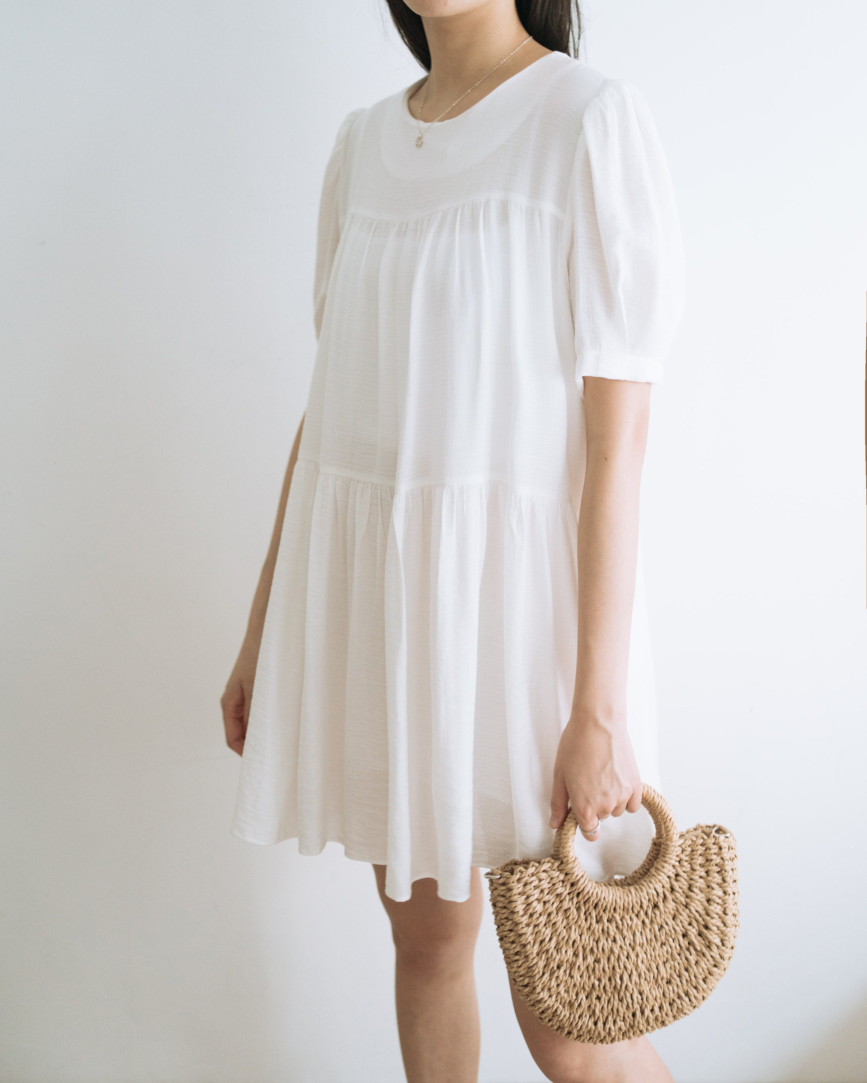 Ruffles cotton dress