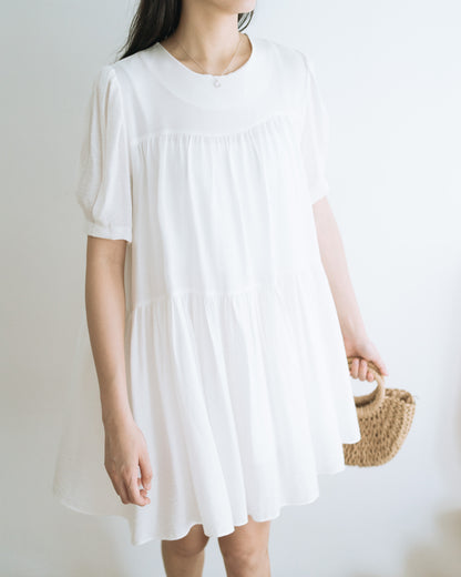 Ruffles cotton dress