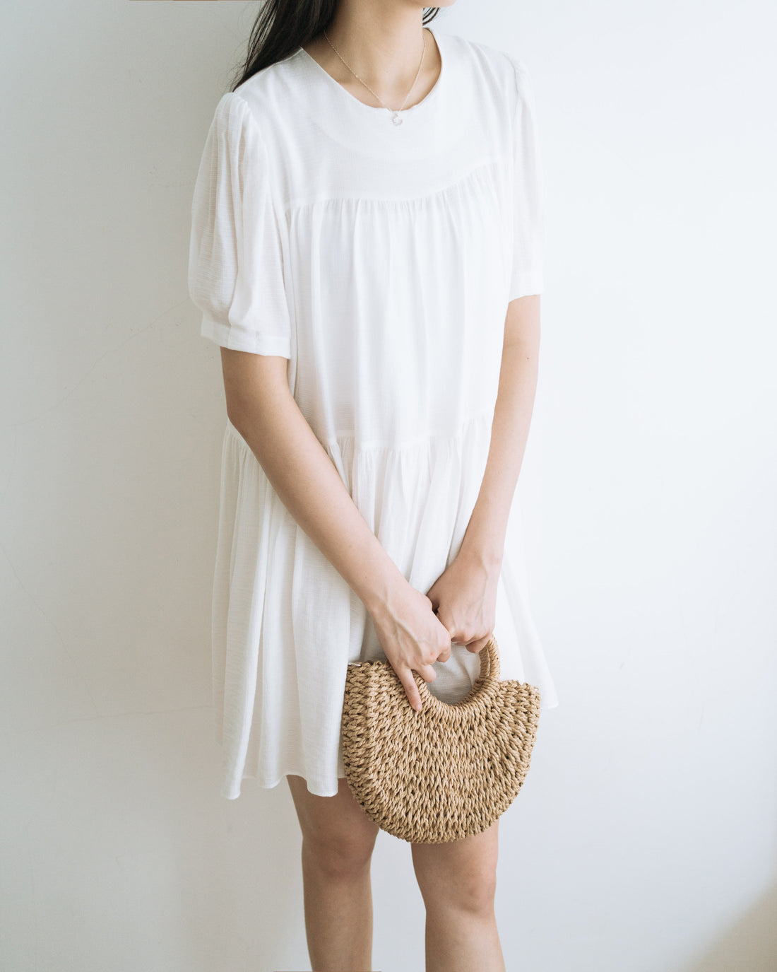 Ruffles cotton dress