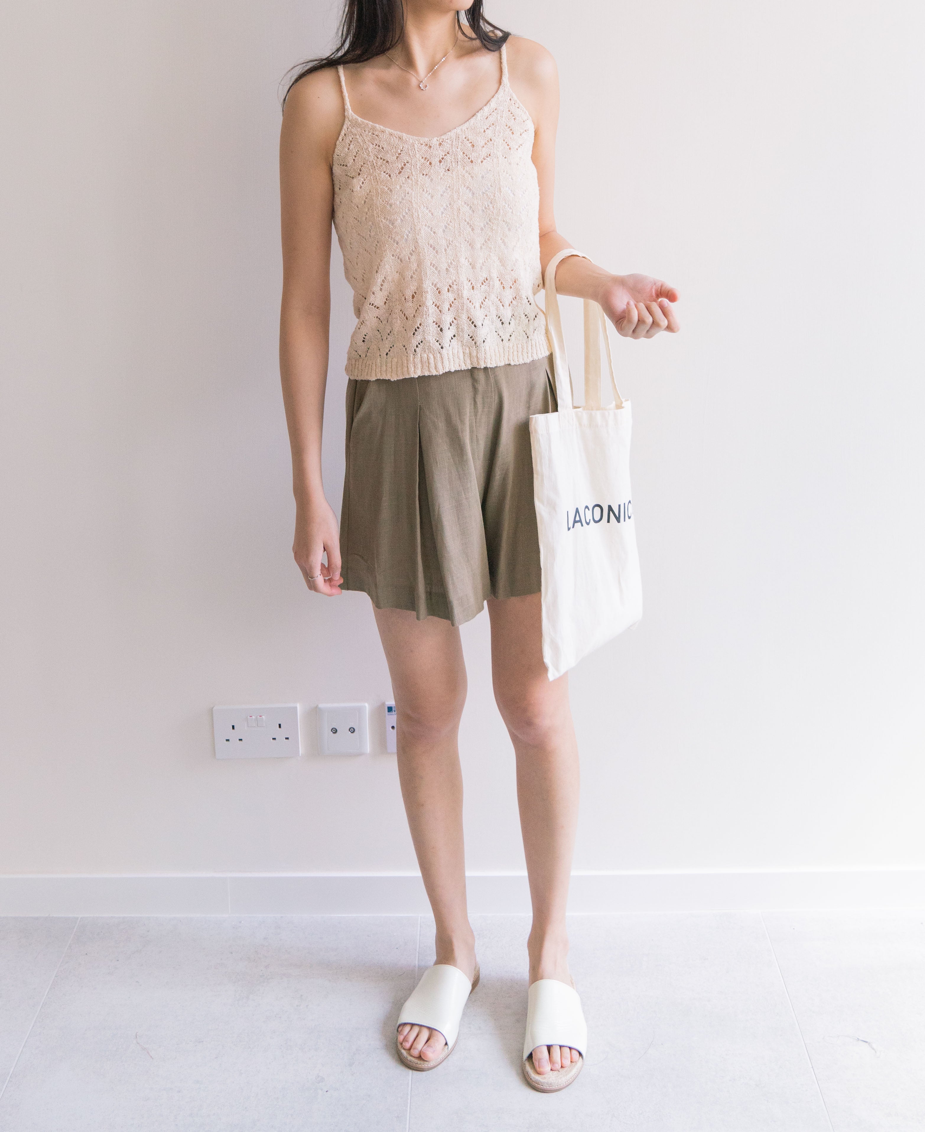 Soft cutwork knit top