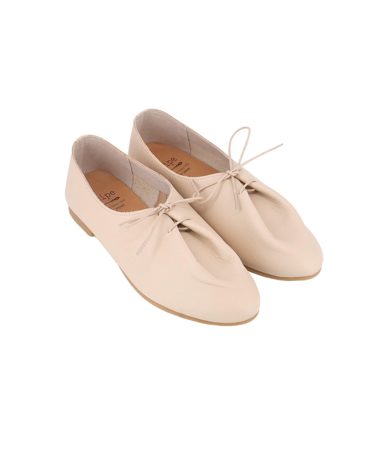 Gracie Lace Ups - Milky Beige