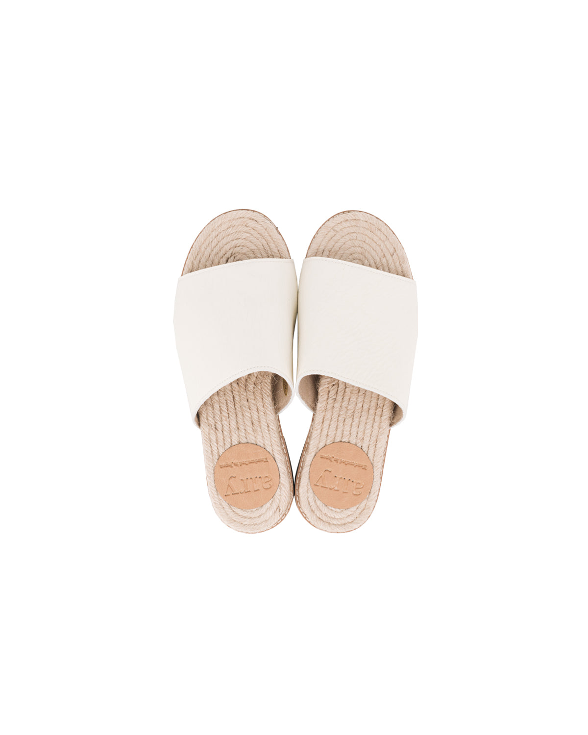 Kelia Sandals - Shiny Cream White