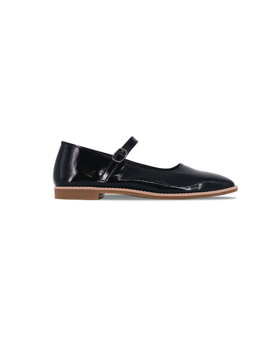 Lady Mary Jane Flats - Piano Black