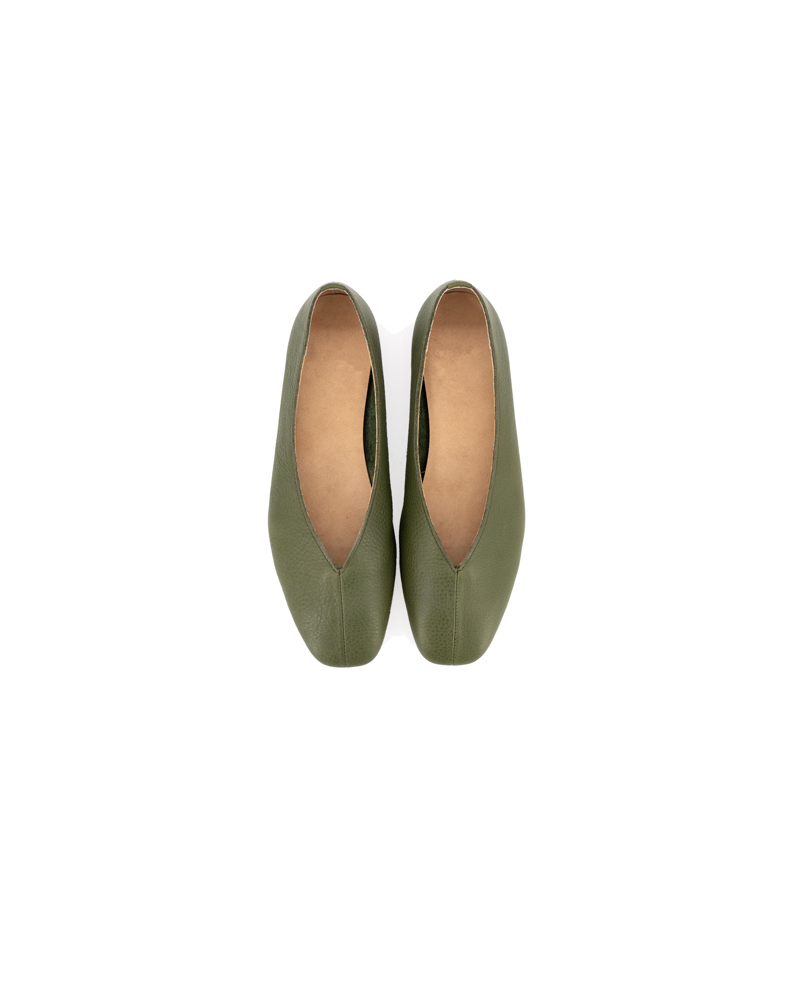 Olivia Flats - Olive Green